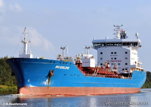 vessel Bro Developer IMO: 9313125, Chemical Oil Products Tanker

