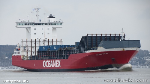 vessel Oceanex Avalon IMO: 9315044, Container Ship
