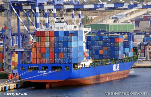 vessel Saskia A IMO: 9315927, Container Ship
