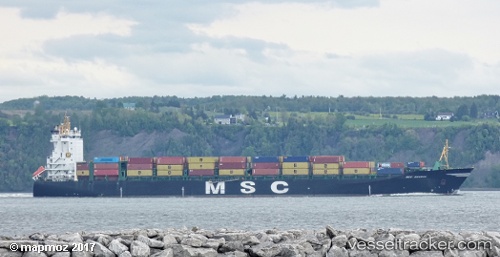 vessel Msc Hannah IMO: 9316347, Container Ship
