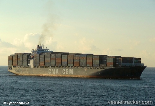 vessel Cma Cgm Whiteshark IMO: 9317975, Container Ship

