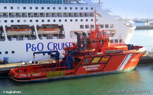 vessel Miguel De Cervantes IMO: 9320116, Pollution Control Vessel

