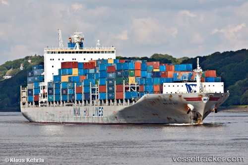 vessel Wan Hai 510 IMO: 9326433, Container Ship
