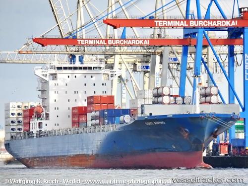 vessel MSC NISHA IMO: 9326768, Container Ship