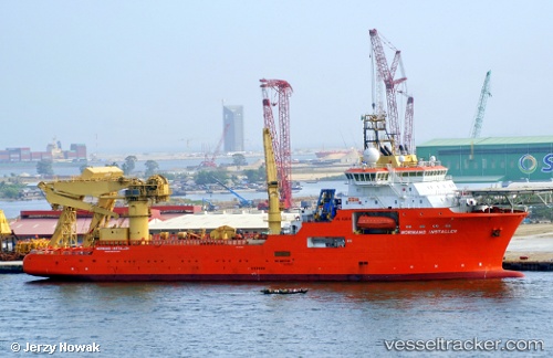vessel Normand Installer IMO: 9328819, Offshore Support Vessel
