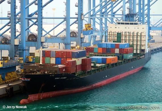 vessel Sima Sahba IMO: 9330927, Container Ship

