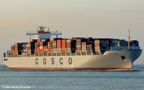 vessel Cosco Oceania IMO: 9334923, Container Ship
