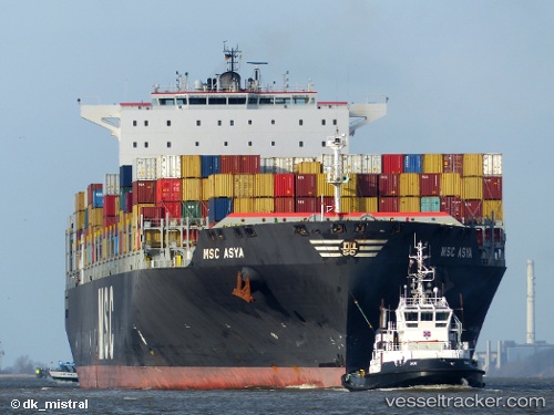 vessel Msc Asya IMO: 9339296, Container Ship
