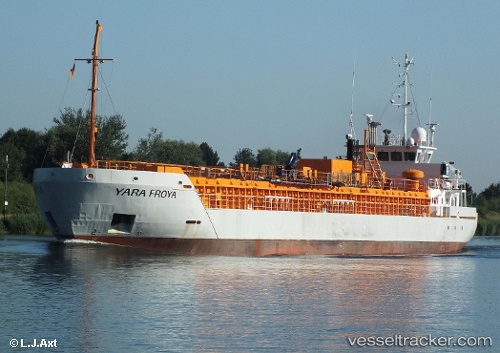vessel Froya IMO: 9345350, Co2 Tanker
