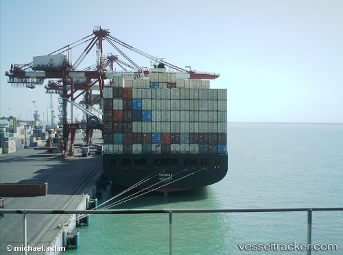 vessel Basht IMO: 9346536, Container Ship
