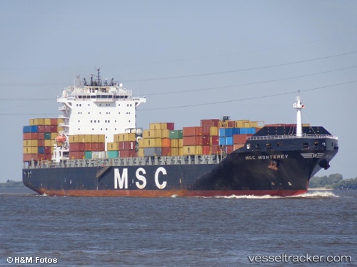 vessel Msc Monterey IMO: 9349796, Container Ship
