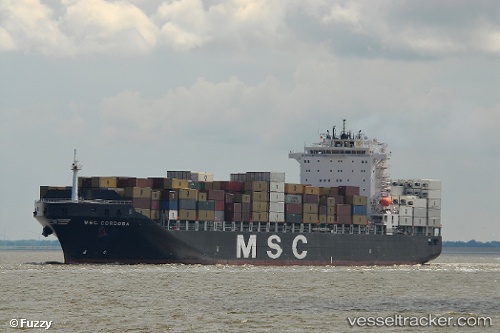 vessel Msc Cordoba IMO: 9349801, Container Ship
