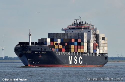 vessel Msc Carmen IMO: 9349813, Container Ship

