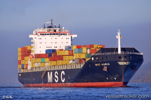 vessel Msc Nuria IMO: 9349825, Container Ship
