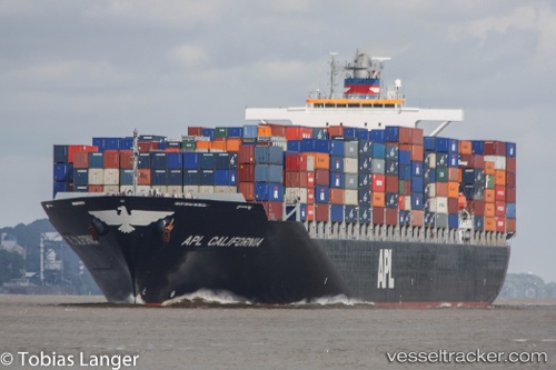 vessel Apl California IMO: 9350044, Container Ship
