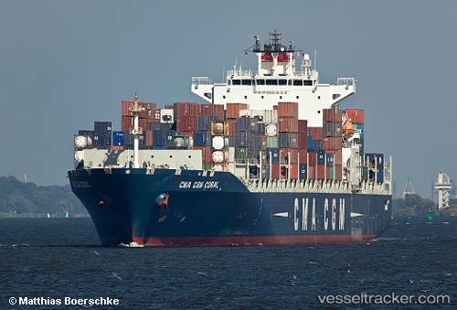 vessel Cma Cgm Coral IMO: 9350393, Container Ship
