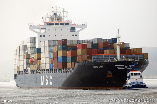 vessel Msc Kim IMO: 9351581, Container Ship
