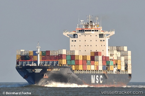 vessel Msc Angela IMO: 9351593, Container Ship
