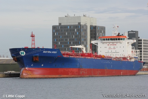 vessel Histria Ivory IMO: 9356244, Chemical Oil Products Tanker
