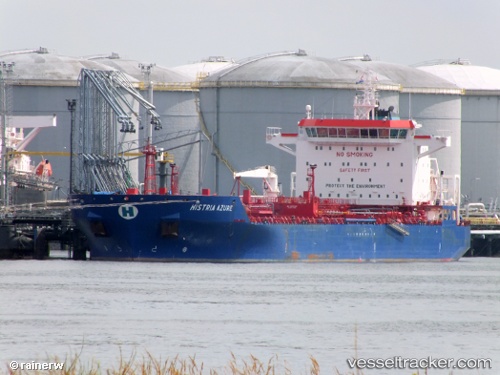 vessel Histria Azure IMO: 9357561, Chemical Oil Products Tanker
