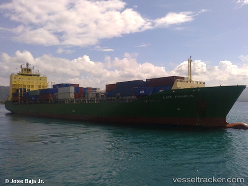 vessel Cape Franklin IMO: 9359301, Container Ship
