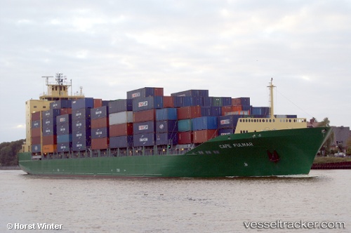 vessel Cape Fulmar IMO: 9359313, Container Ship

