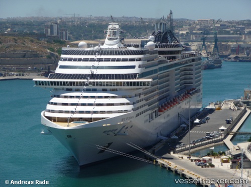 vessel Msc Splendida IMO: 9359806, Cruise Ship
