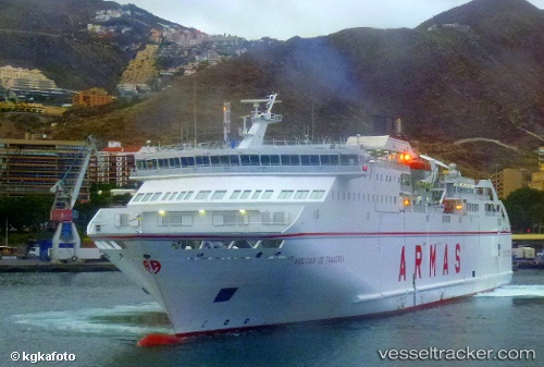 vessel Volcan De Tamadaba IMO: 9360506, Passenger Ro Ro Cargo Ship
