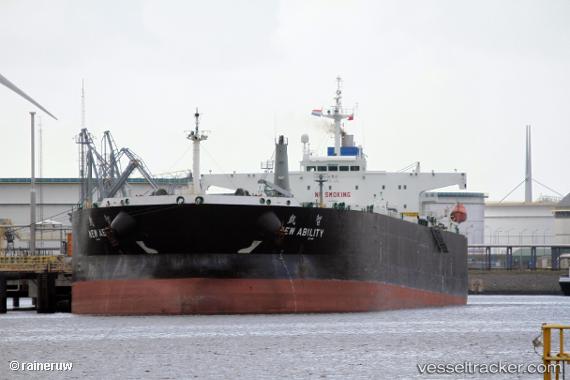vessel New Ability IMO: 9361512, Crude Oil Tanker
