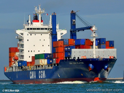 vessel Cma Cgm Platon IMO: 9362437, Container Ship
