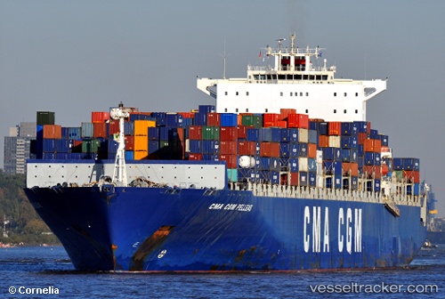 vessel Cma Cgm Pelleas IMO: 9365788, Container Ship
