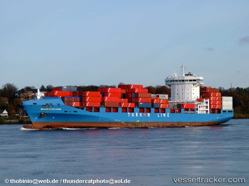 vessel Mukaddes Kalkavan IMO: 9365829, Container Ship
