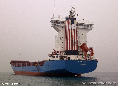 vessel Mv Asiatic Bay IMO: 9366433, Container Ship
