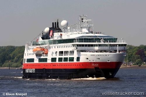 vessel Fram IMO: 9370018, Cruise Ship
