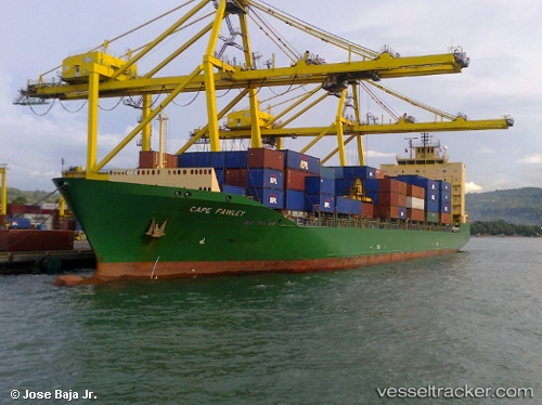 vessel Cape Fawley IMO: 9379363, Container Ship
