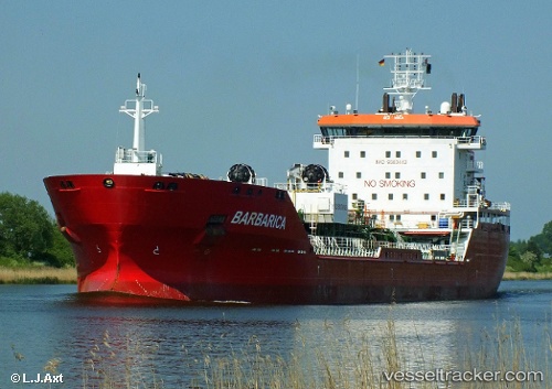 vessel Barbarica IMO: 9383443, Chemical Oil Products Tanker
