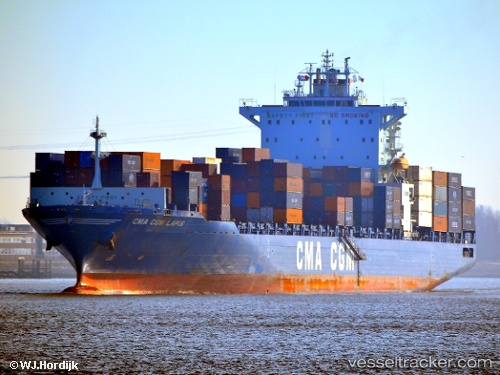 vessel Cma Cgm Lapis IMO: 9386495, Container Ship
