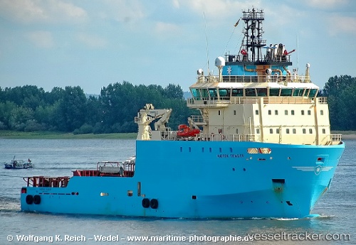 vessel Maersk Trader IMO: 9388596, Offshore Tug Supply Ship
