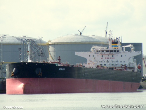 vessel Agrari IMO: 9389083, Crude Oil Tanker
