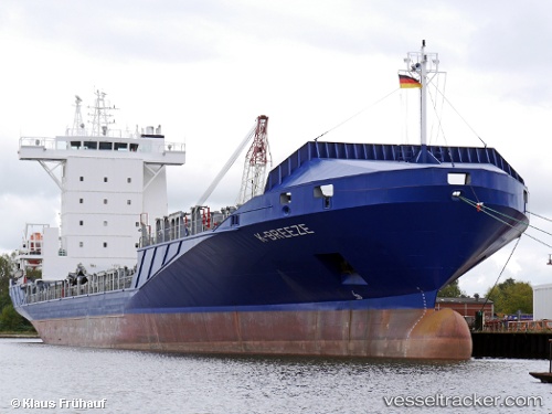 vessel K breeze IMO: 9389423, Container Ship
