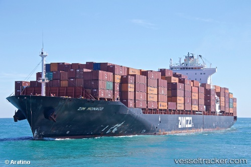 vessel Zim Monaco IMO: 9389708, Container Ship
