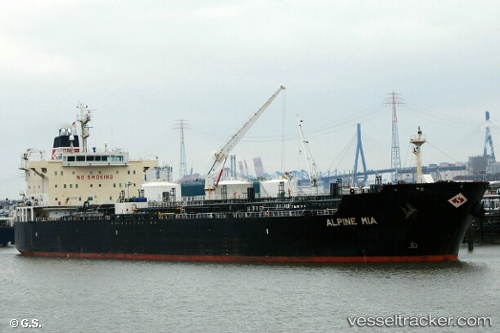 vessel Alpine Mia IMO: 9391426, Chemical Oil Products Tanker
