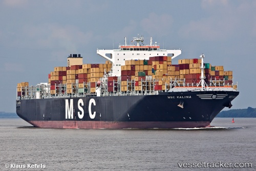 vessel Msc Kalina IMO: 9399026, Container Ship
