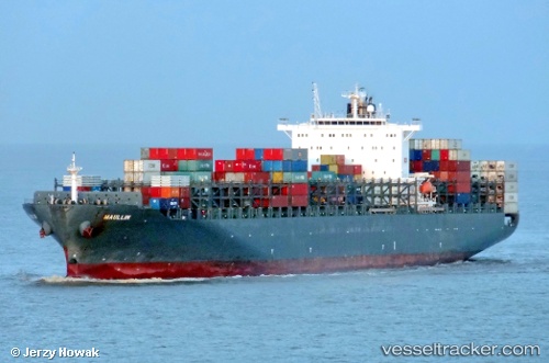 vessel Maullin IMO: 9400071, Container Ship
