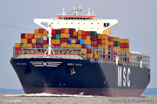 vessel Msc Gaia IMO: 9401142, Container Ship
