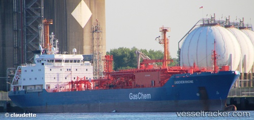 vessel GASCHEM RHONE IMO: 9401570, LPG Tanker