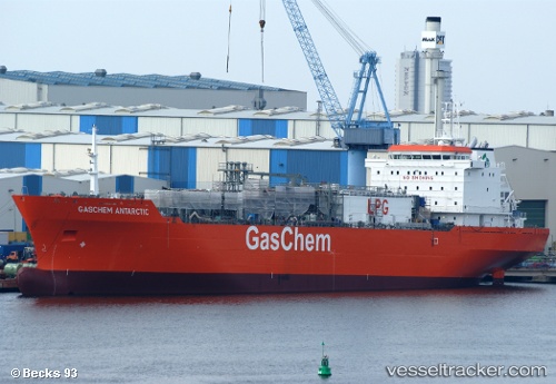 vessel Gaschem Antarctic IMO: 9402598, Lpg Tanker
