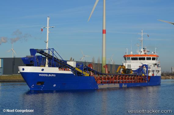 vessel Middelburg IMO: 9405370, Hopper Dredger
