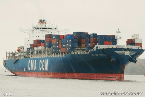 vessel Cma Cgm Nerval IMO: 9406623, Container Ship
