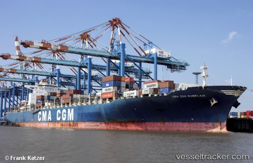 vessel CMA CGM RABELAIS IMO: 9406635, Container Ship